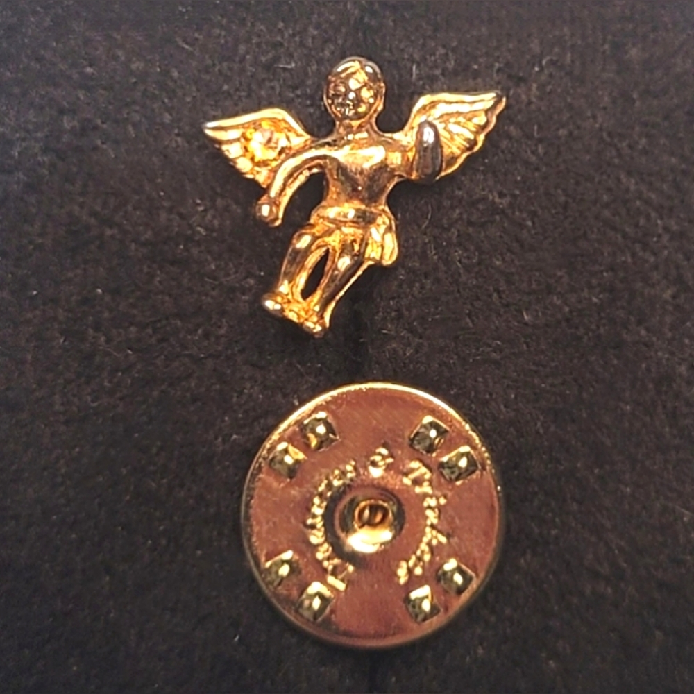 Vtg Angel/Cherub Pin